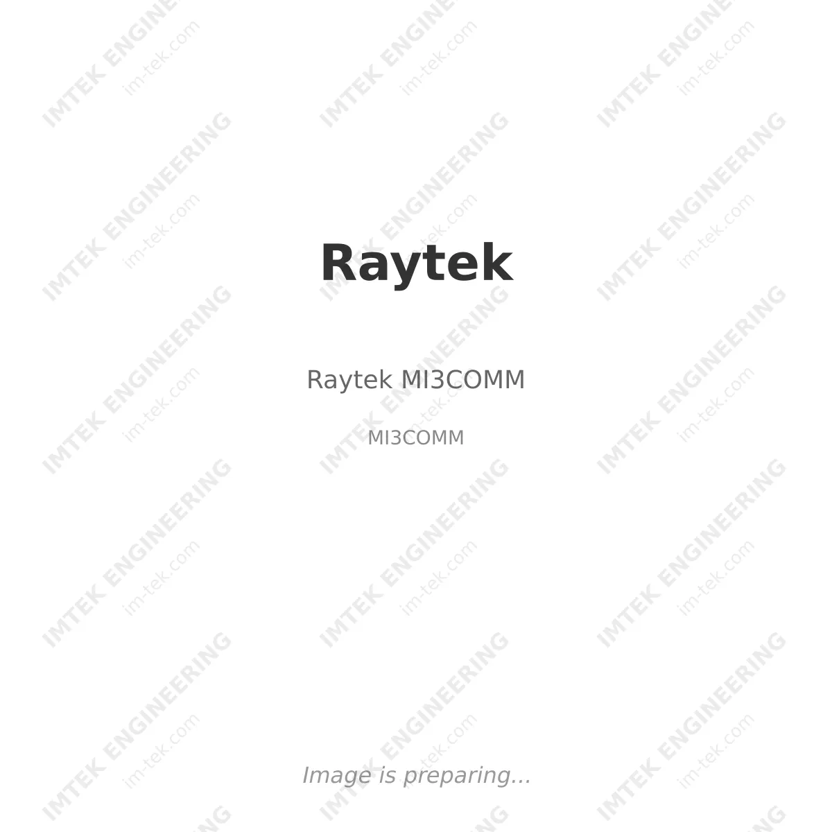 Raytek Raytek MI3COMM - MI3COMM