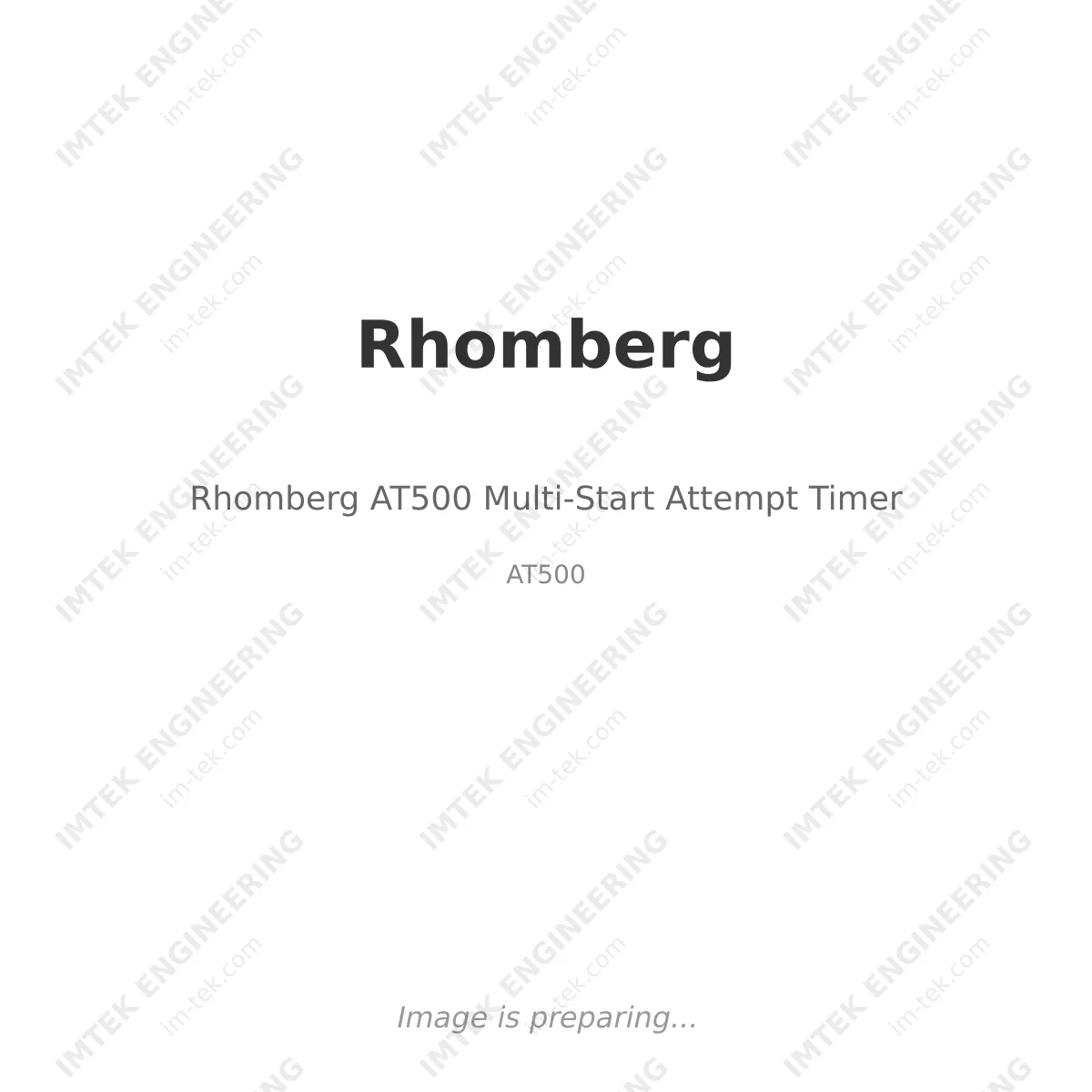 Rhomberg Rhomberg AT500 Multi-Start Attempt Timer - AT500