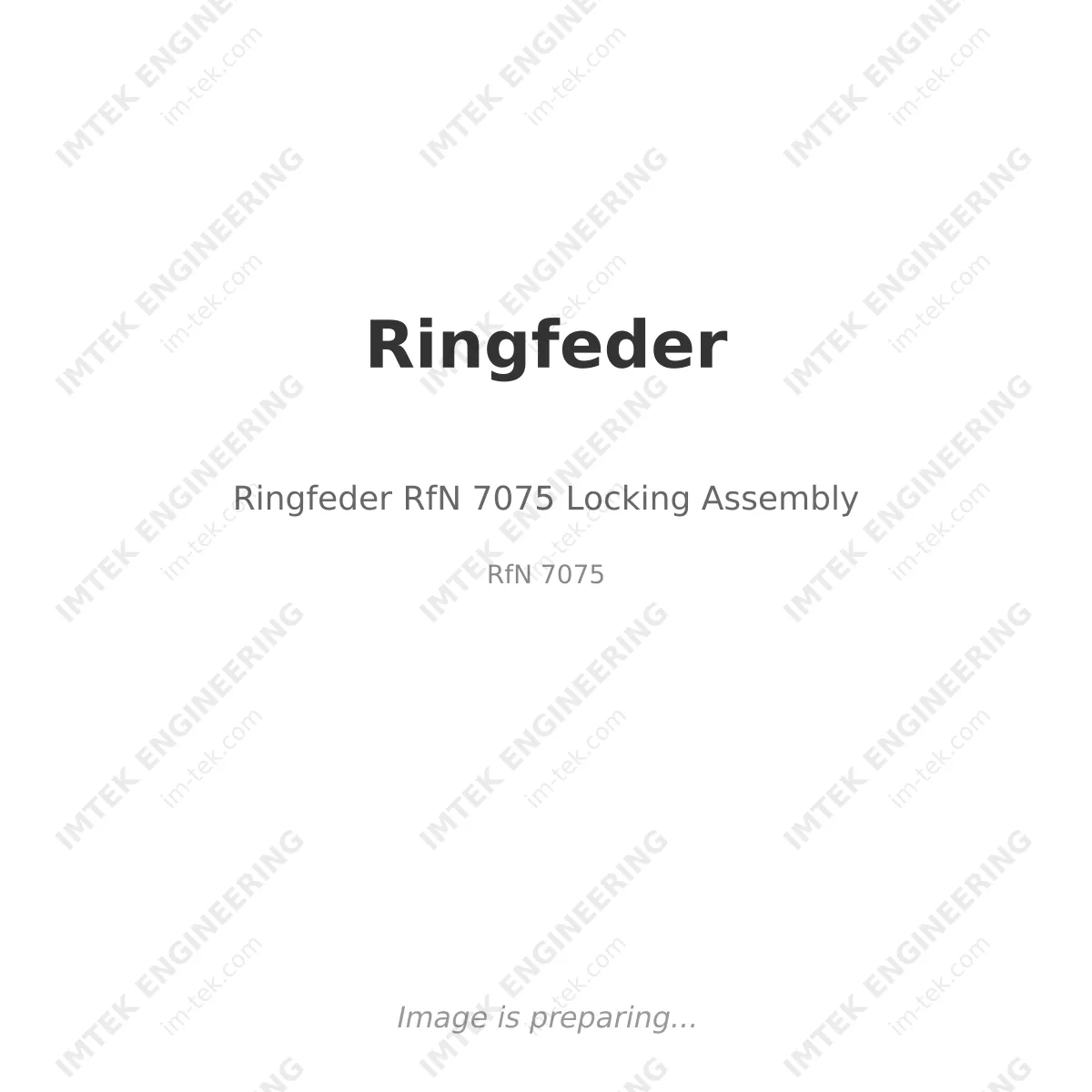 Ringfeder Ringfeder RfN 7075 Locking Assembly - RfN 7075