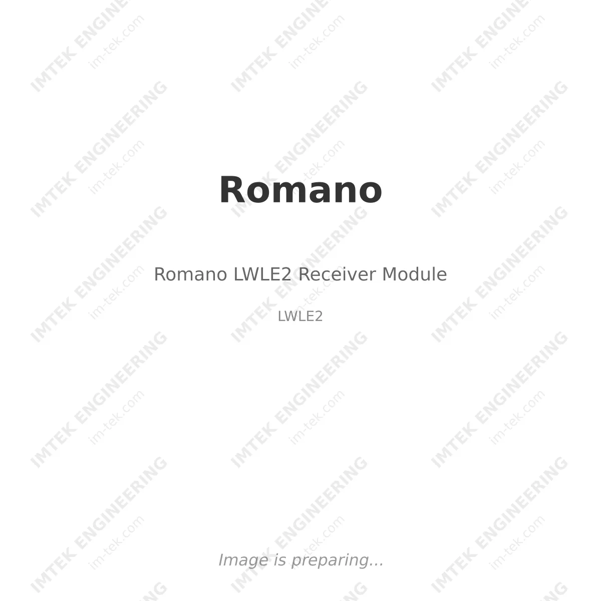 Romano Romano LWLE2 Receiver Module - LWLE2