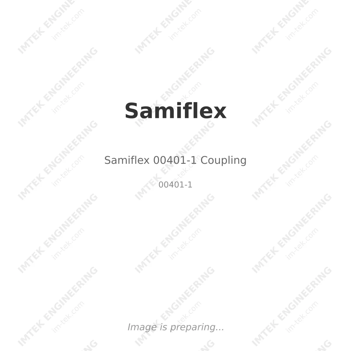 Samiflex Samiflex 00401-1 Coupling - 00401-1