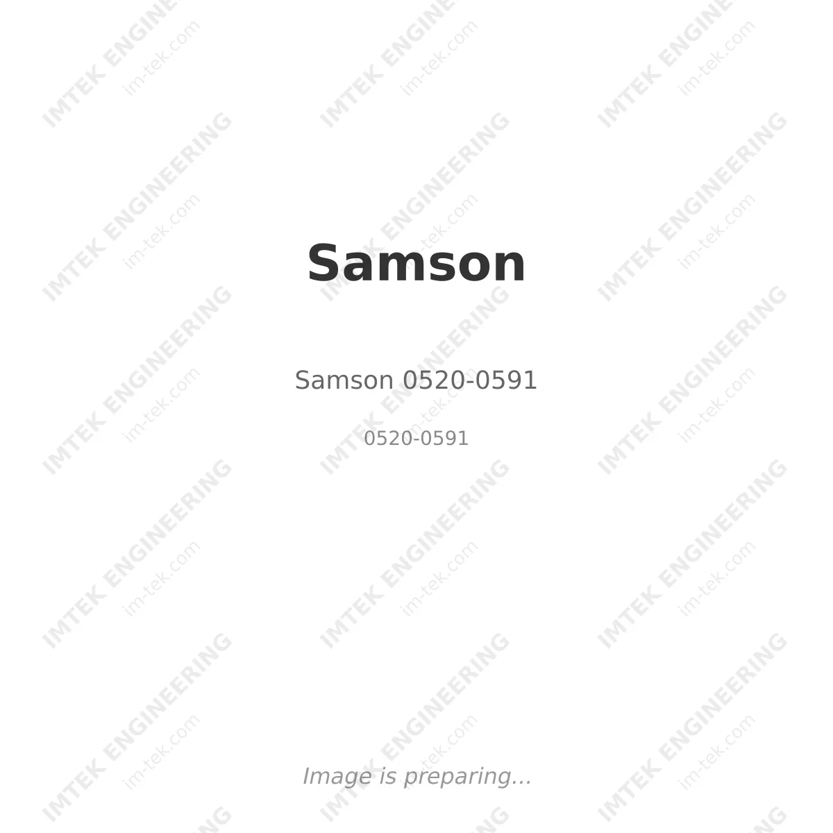 Samson Samson 0520-0591 - 0520-0591
