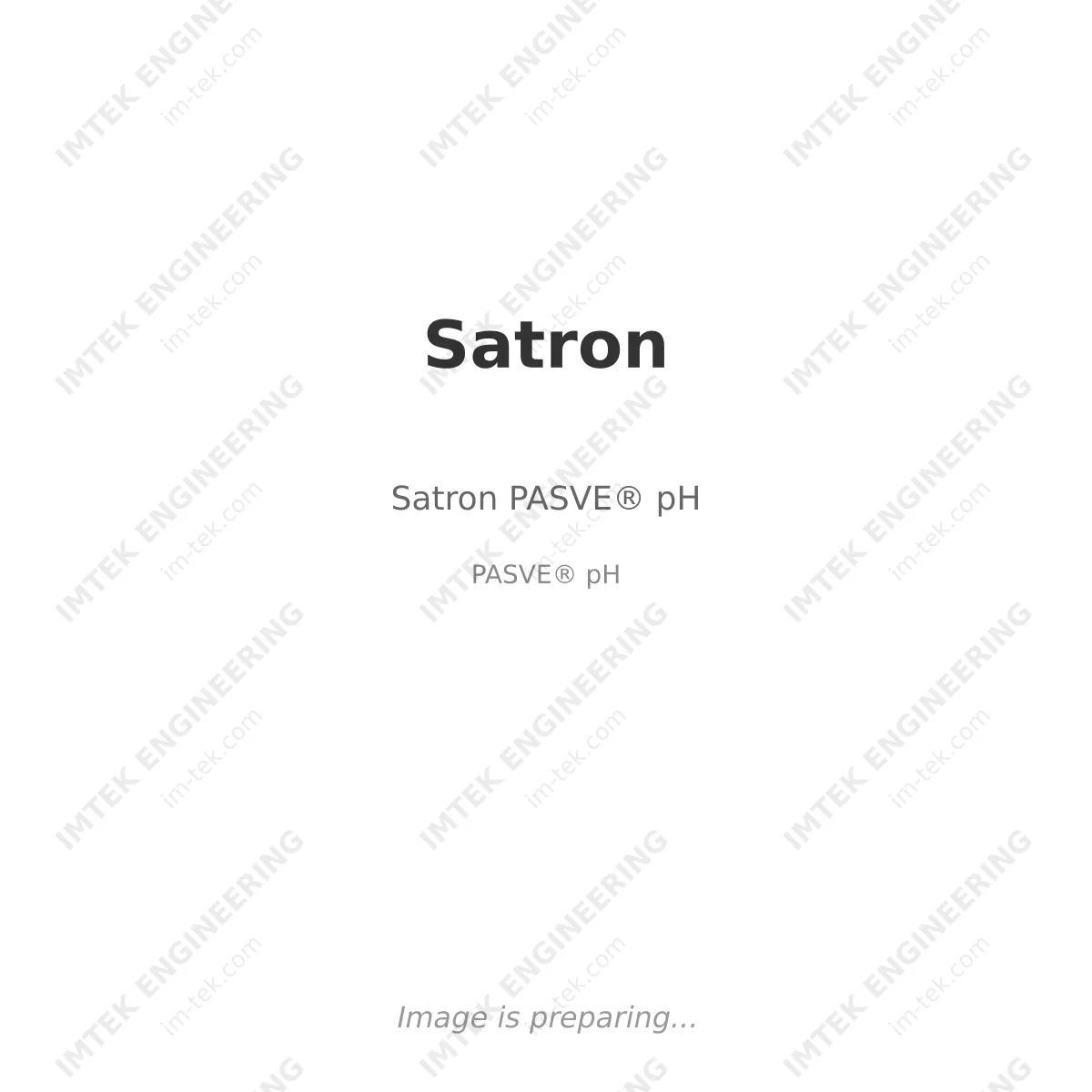 Satron Satron PASVE® pH - PASVE® pH