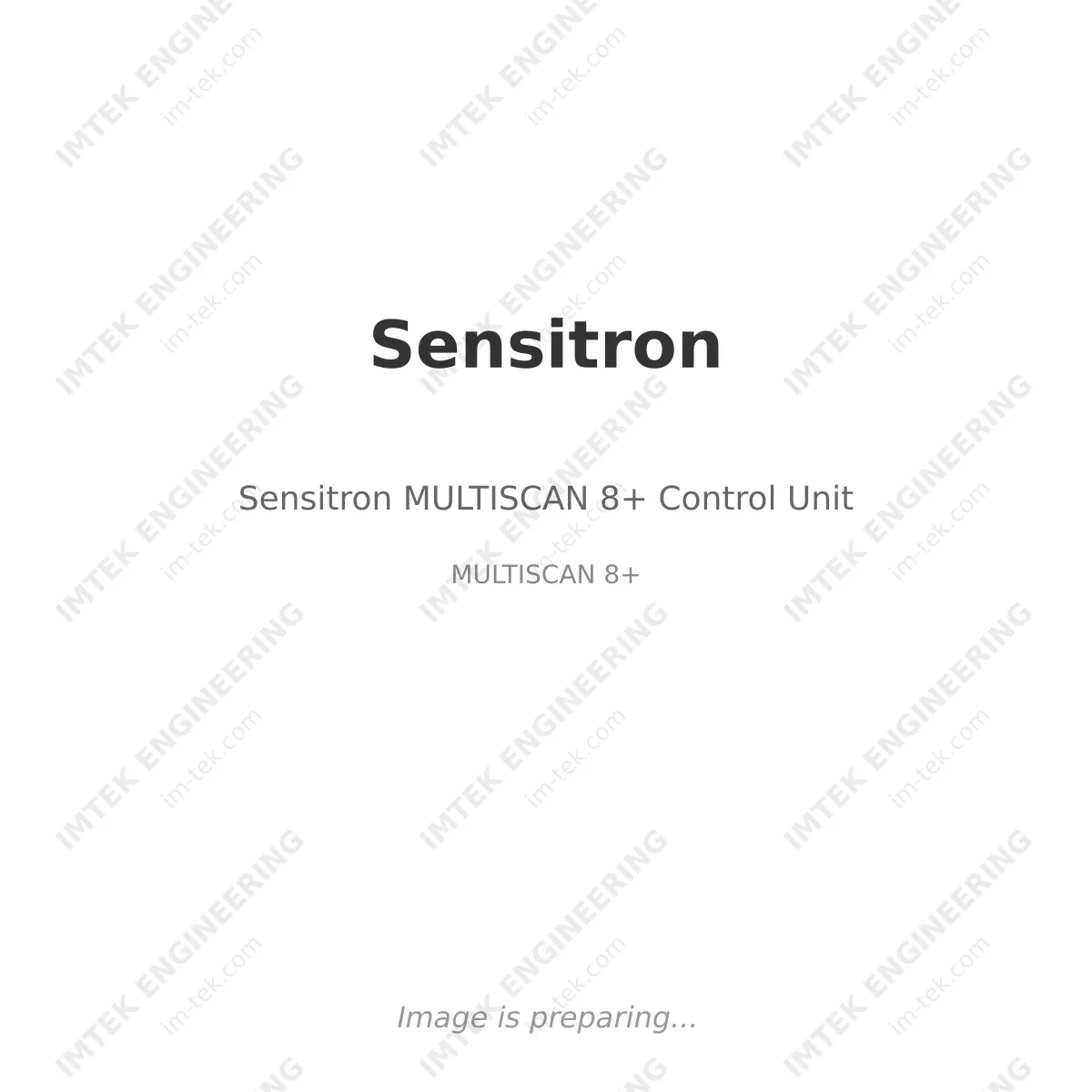 Sensitron Sensitron MULTISCAN 8+ Control Unit - MULTISCAN 8+