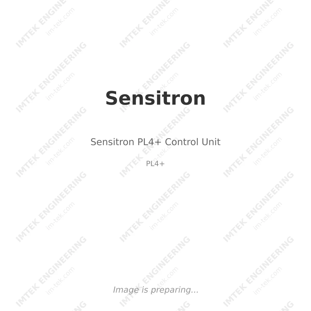 Sensitron Sensitron PL4+ Control Unit - PL4+