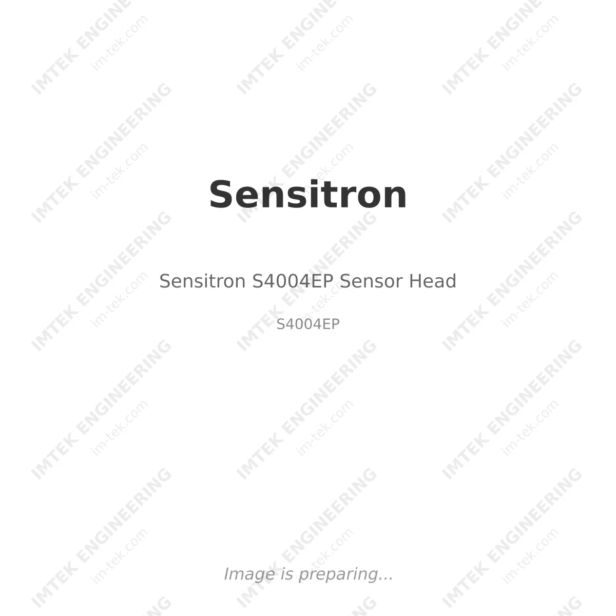 Sensitron Sensitron S4004EP Sensor Head - S4004EP