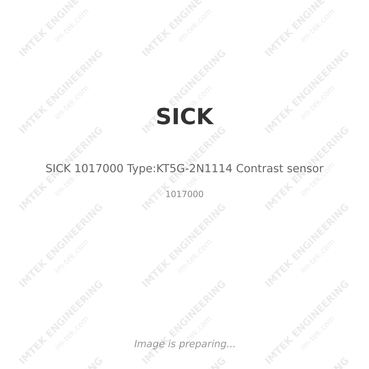 SICK SICK 1017000 Type:KT5G-2N1114 Contrast sensor - 1017000