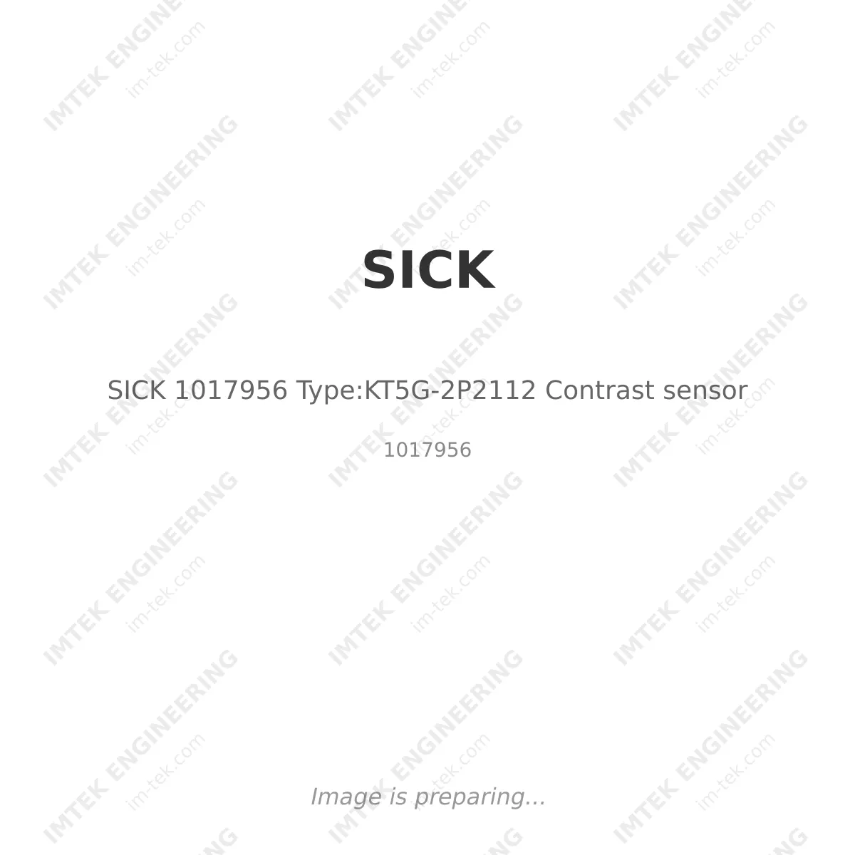 SICK SICK 1017956 Type:KT5G-2P2112 Contrast sensor - 1017956