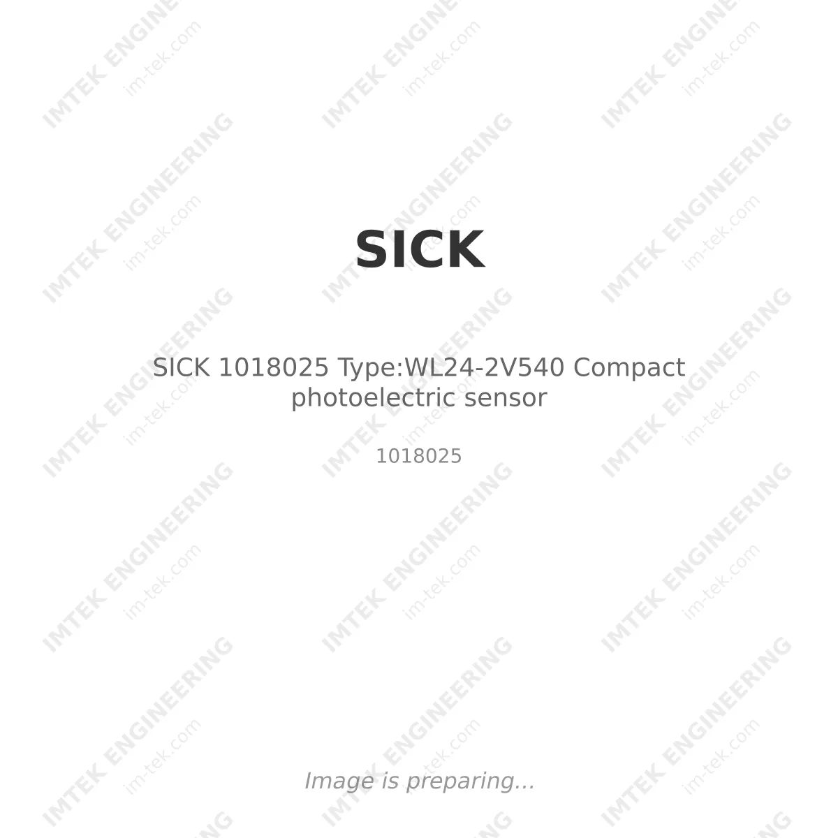 SICK SICK 1018025 Type:WL24-2V540 Compact photoelectric sensor - 1018025