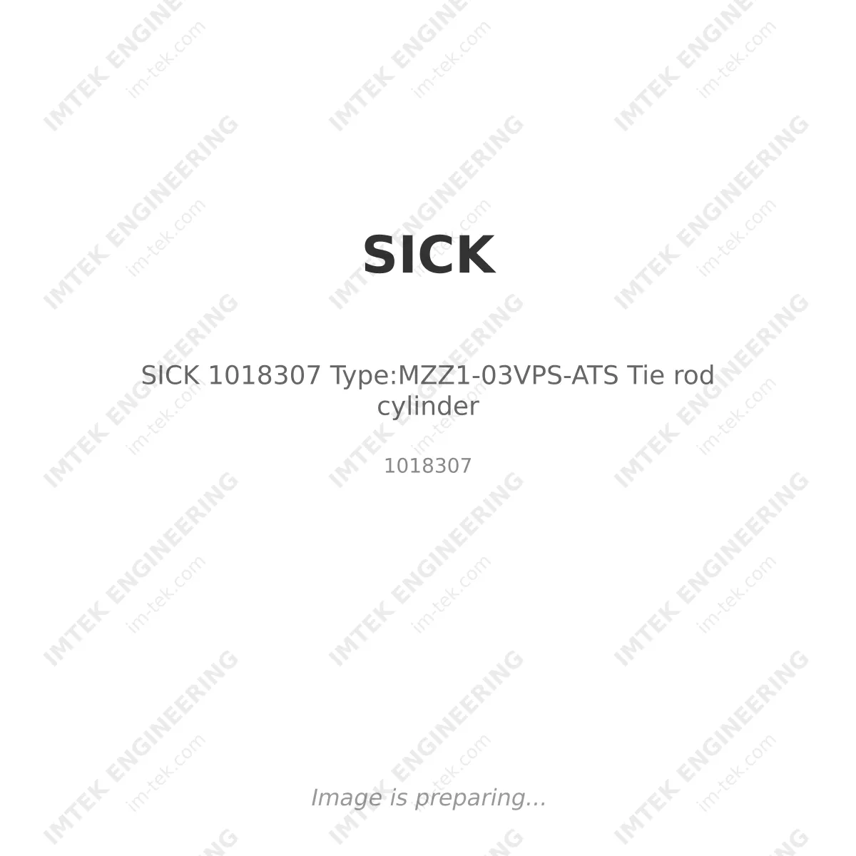 SICK SICK 1018307 Type:MZZ1-03VPS-ATS Tie rod cylinder - 1018307