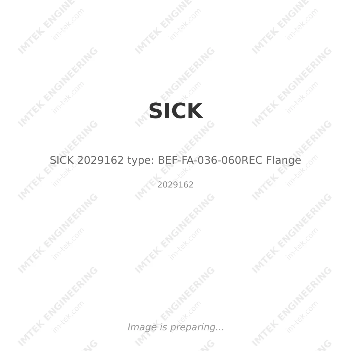 SICK SICK 2029162 type: BEF-FA-036-060REC Flange - 2029162