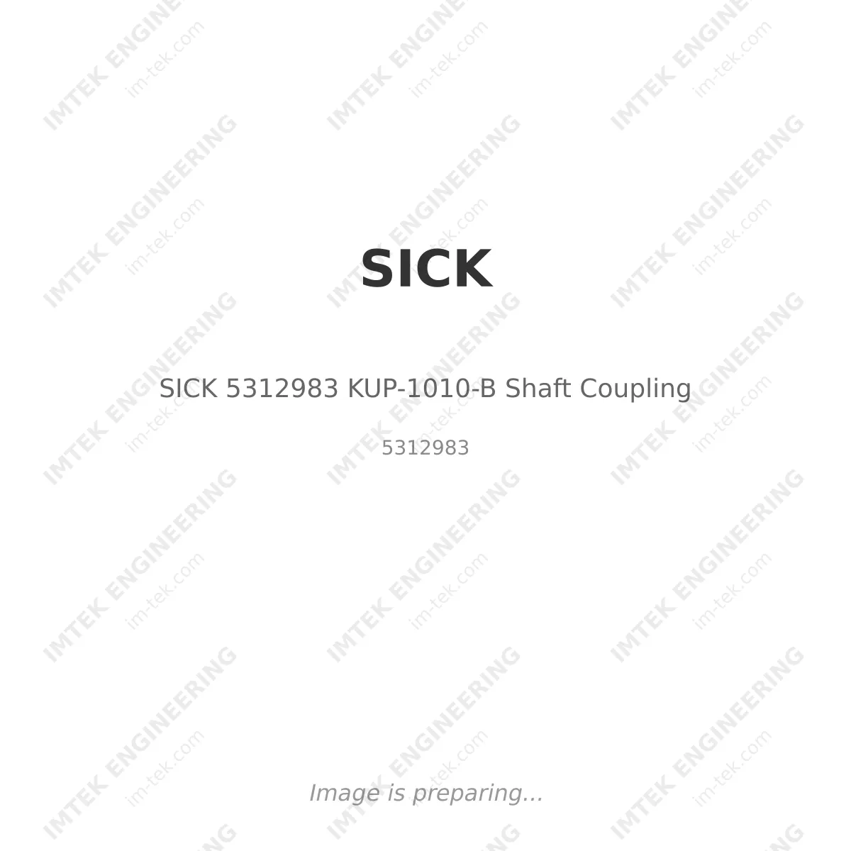 SICK SICK 5312983 KUP-1010-B Shaft Coupling - 5312983