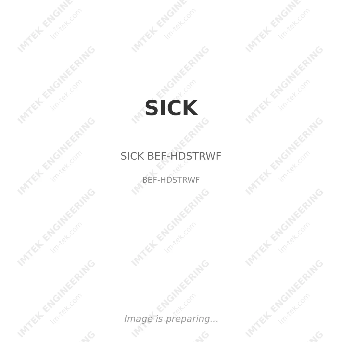 SICK SICK BEF-HDSTRWF - BEF-HDSTRWF