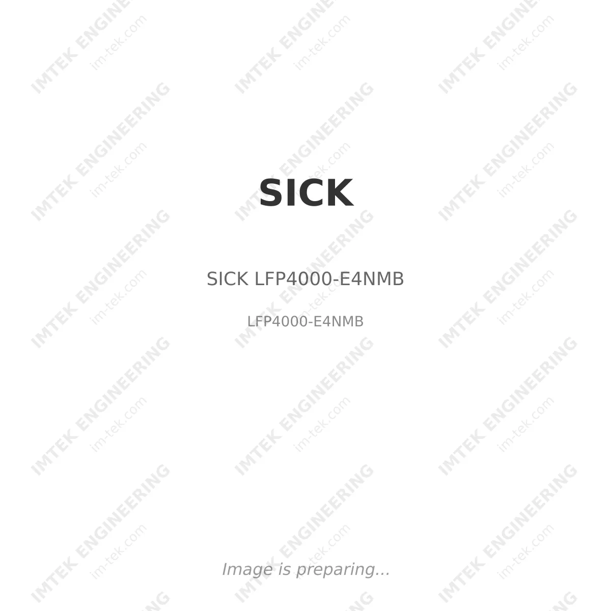 SICK SICK LFP4000-E4NMB - LFP4000-E4NMB