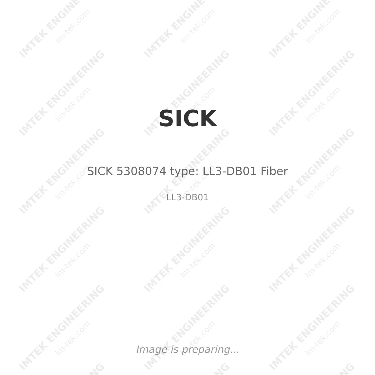 SICK SICK 5308074 type: LL3-DB01 Fiber - LL3-DB01