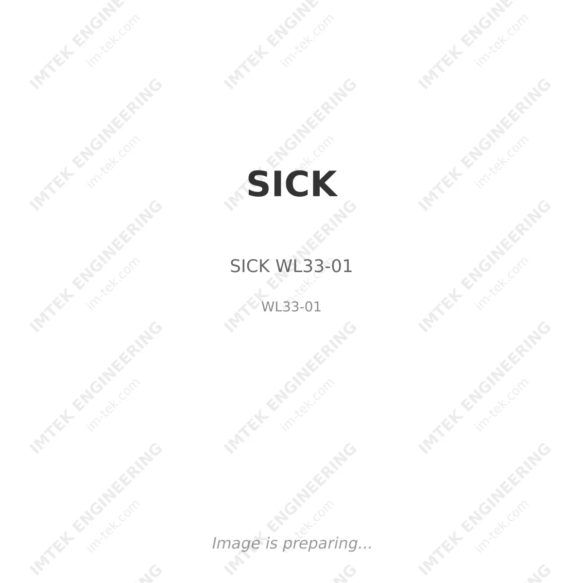 SICK SICK WL33-01 - WL33-01