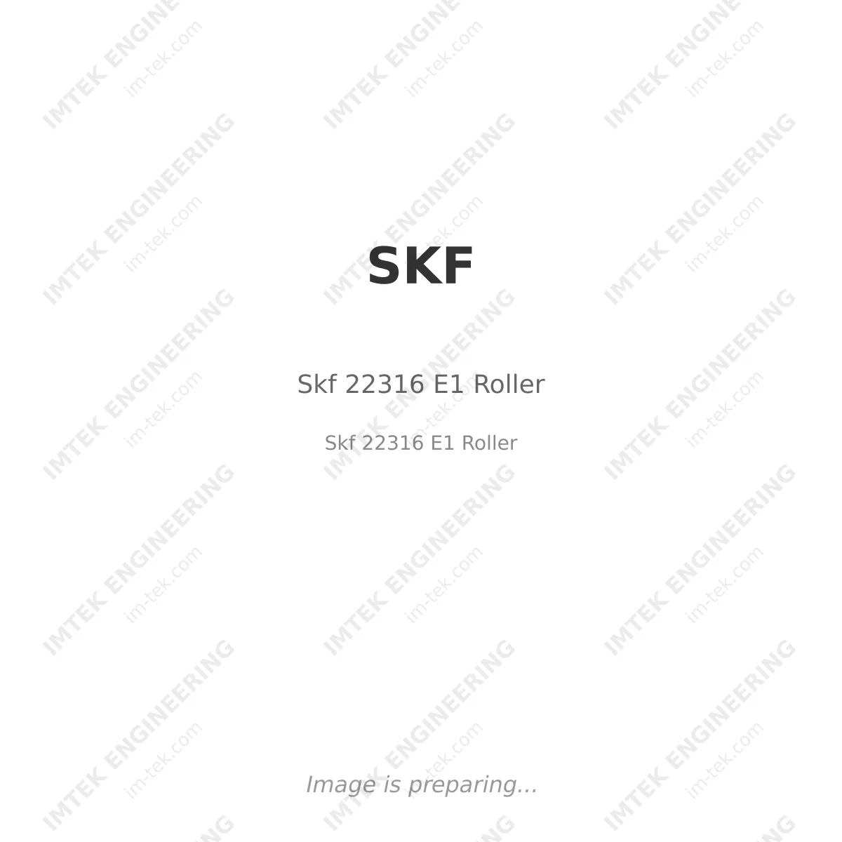 SKF Skf 22316 E1 Roller - Skf 22316 E1 Roller