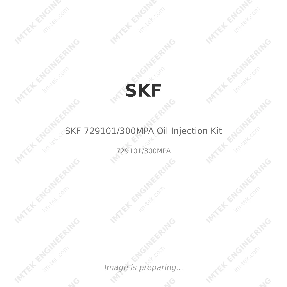 SKF SKF 729101/300MPA Oil Injection Kit - 729101/300MPA