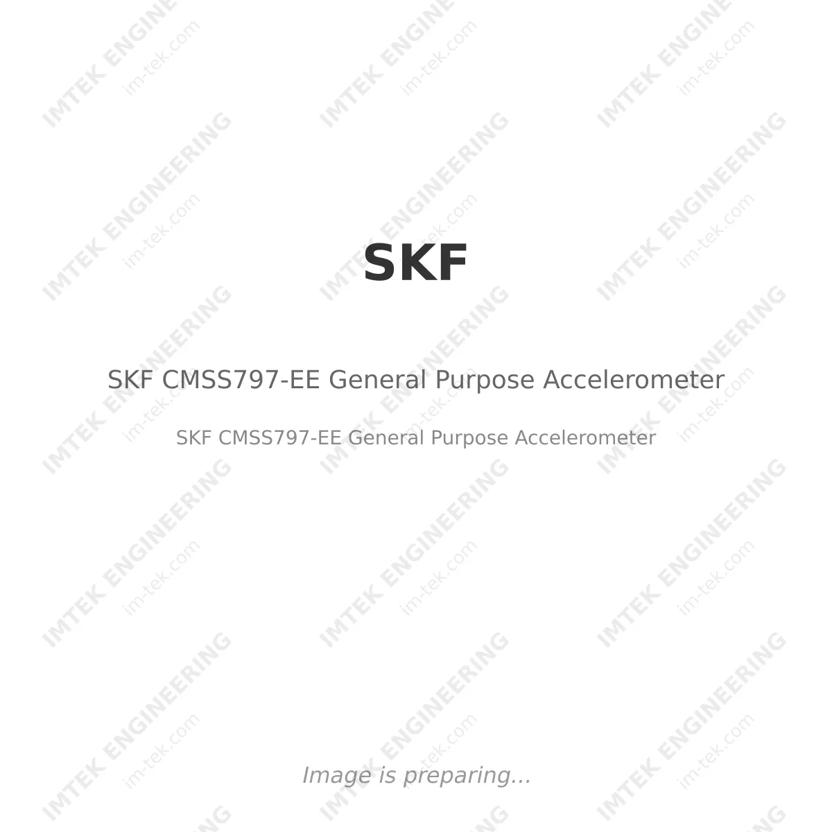 SKF SKF CMSS797-EE General Purpose Accelerometer - SKF CMSS797-EE General Purpose Accelerometer