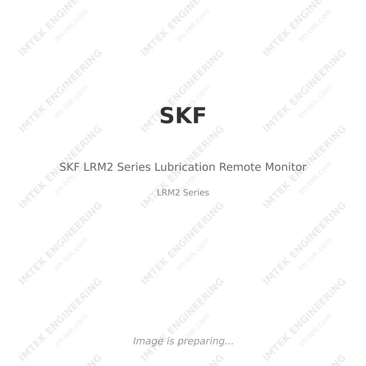 SKF SKF LRM2 Series Lubrication Remote Monitor - LRM2 Series