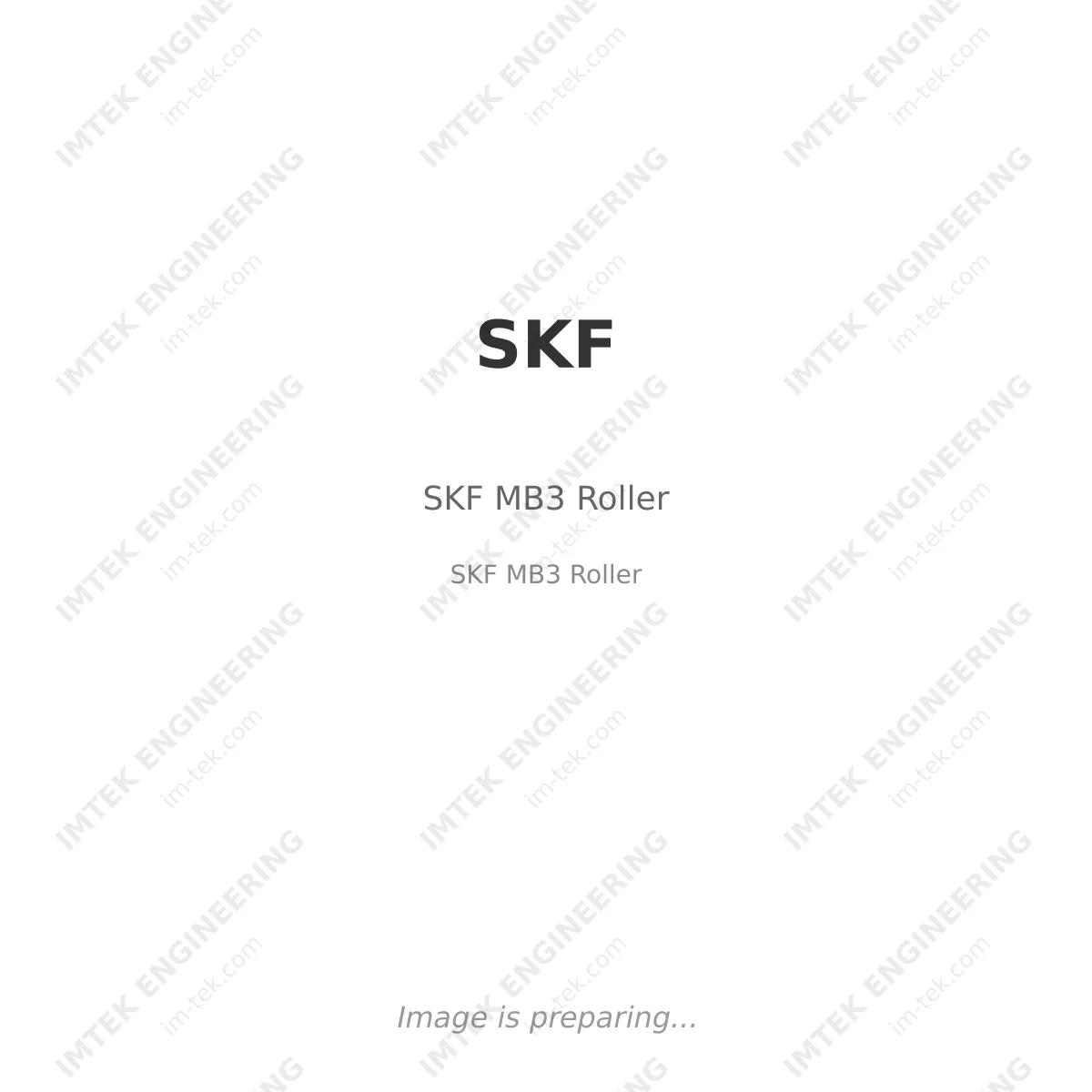 SKF SKF MB3 Roller - SKF MB3 Roller