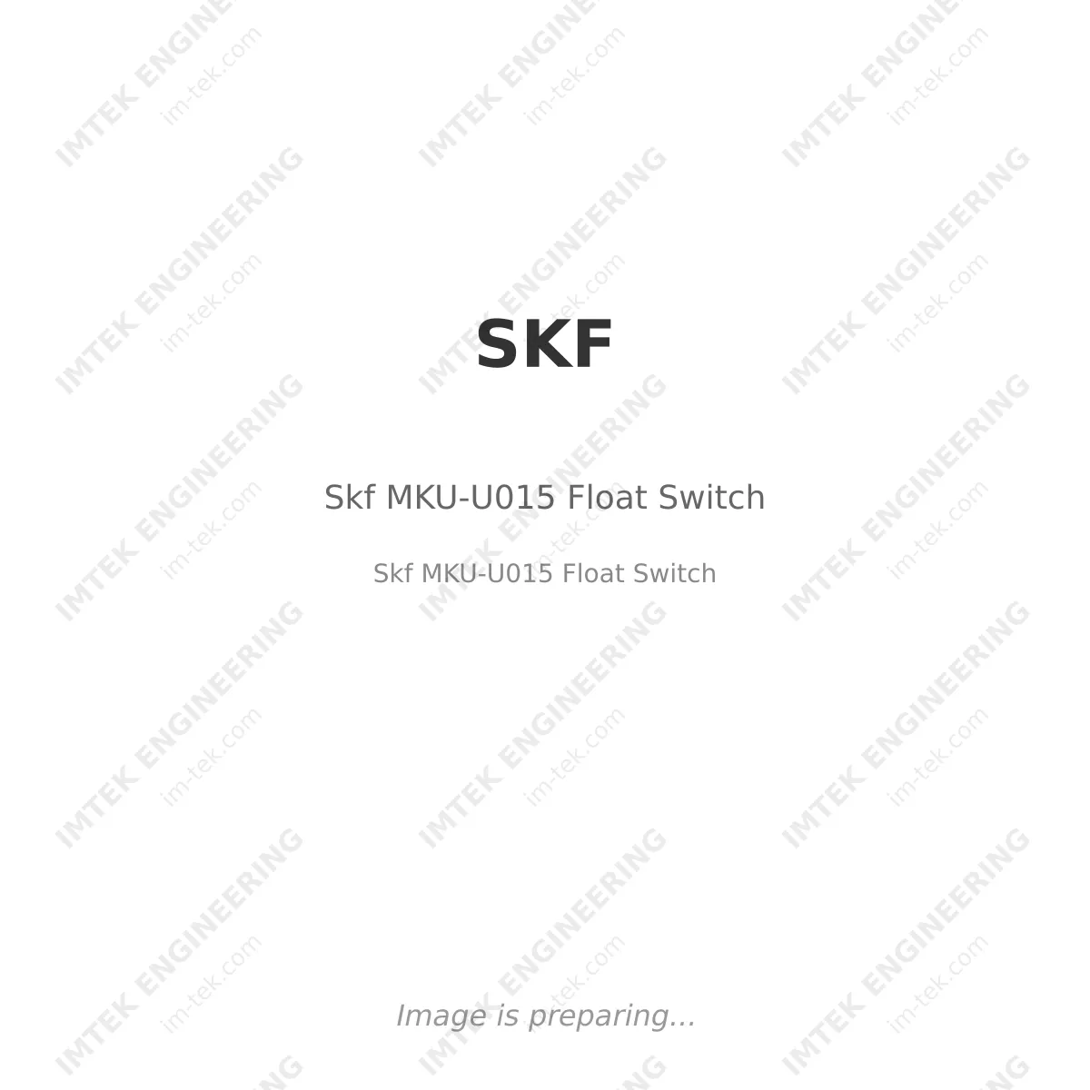 SKF Skf MKU-U015 Float Switch - Skf MKU-U015 Float Switch