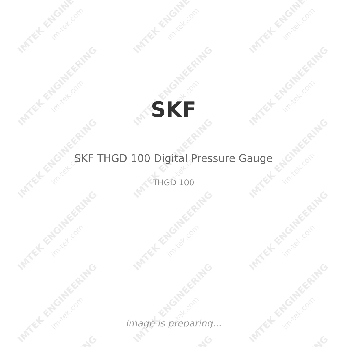 SKF SKF THGD 100 Digital Pressure Gauge - THGD 100