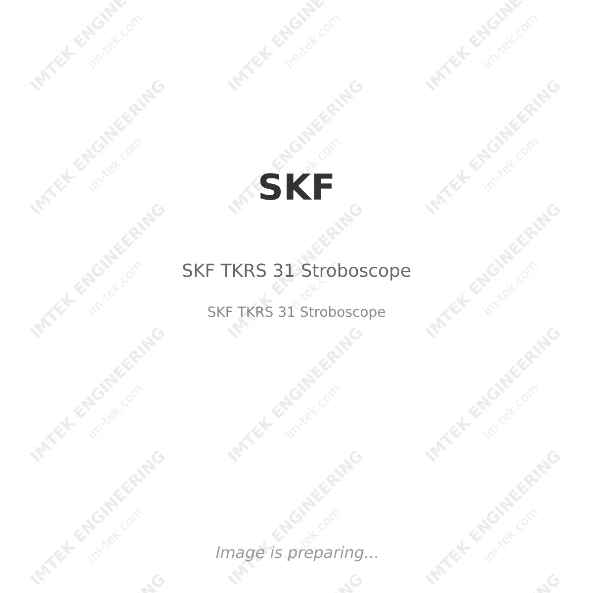 SKF SKF TKRS 31 Stroboscope - SKF TKRS 31                       Stroboscope