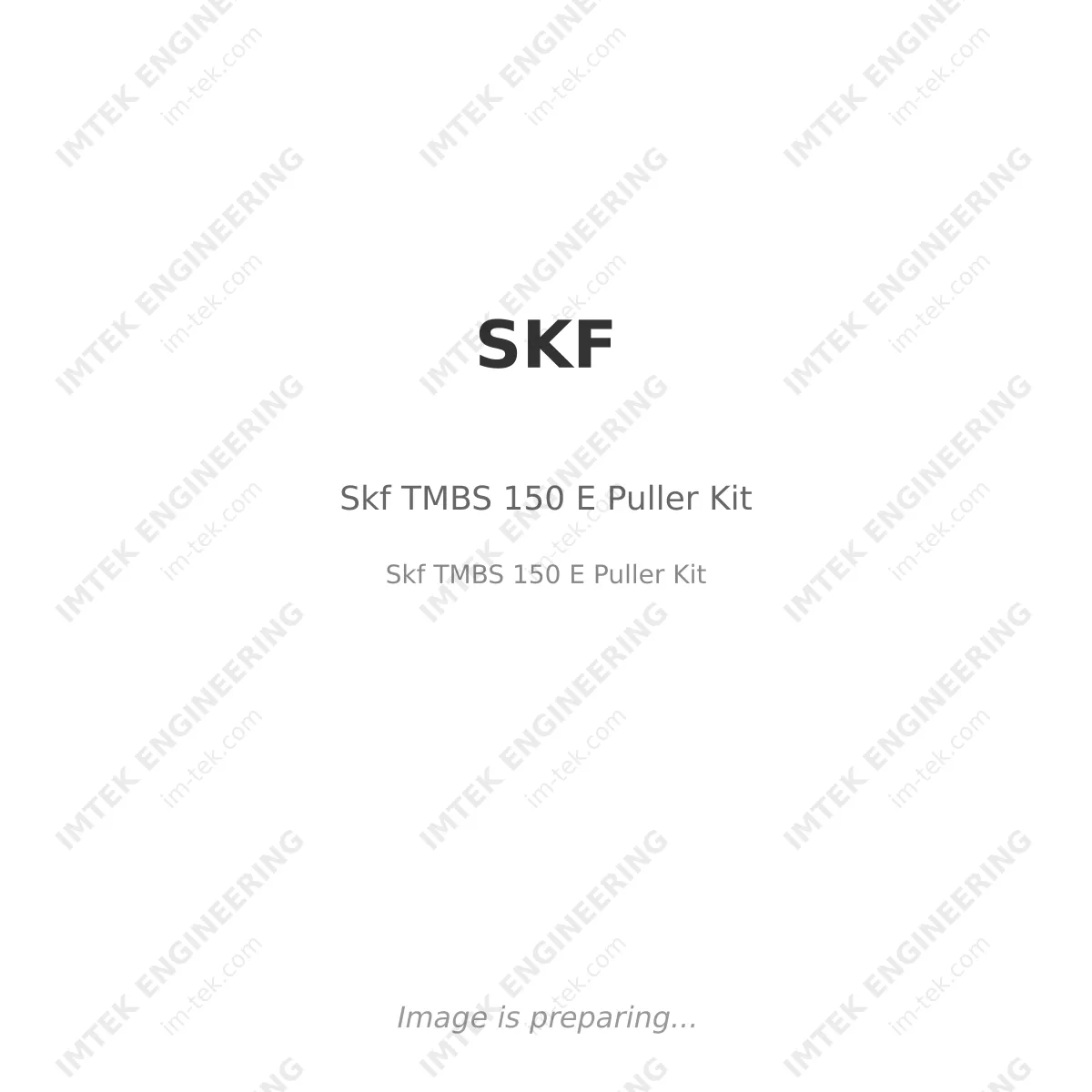 SKF Skf TMBS 150 E Puller Kit - Skf TMBS 150 E Puller Kit