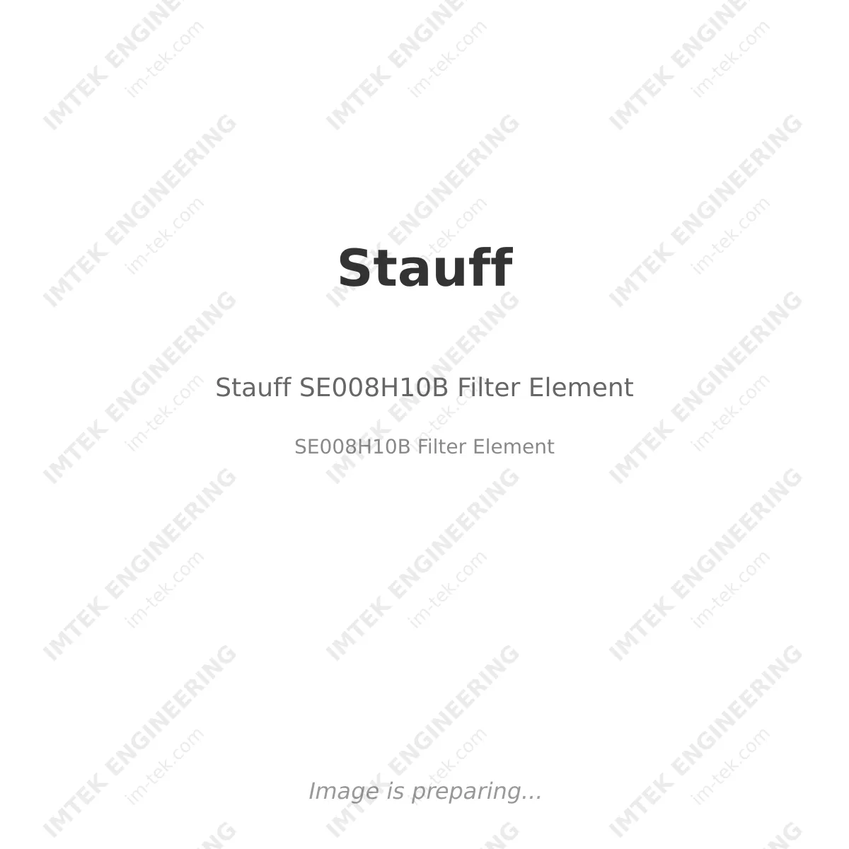 Stauff Stauff SE008H10B Filter Element - SE008H10B Filter Element