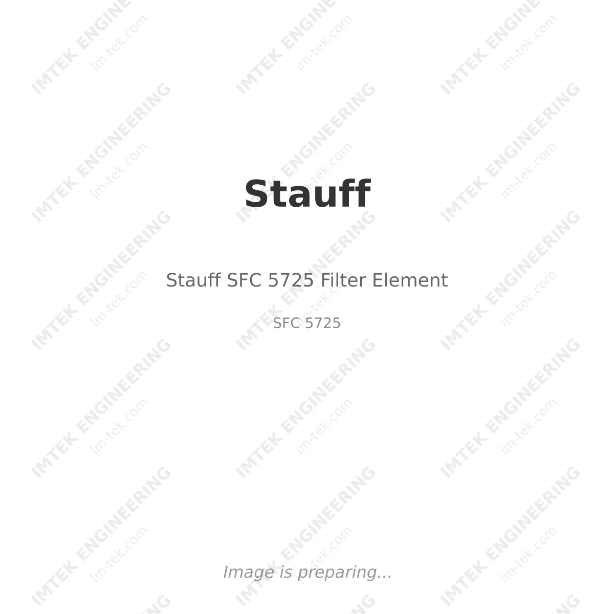 Stauff Stauff SFC 5725 Filter Element - SFC 5725