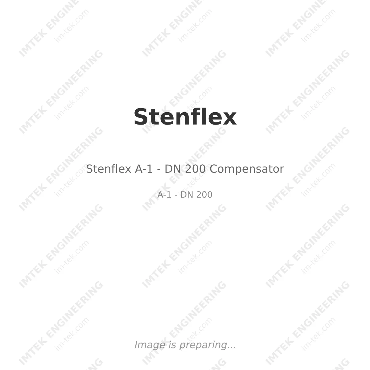 Stenflex Stenflex A-1 - DN 200 Compensator - A-1 - DN 200