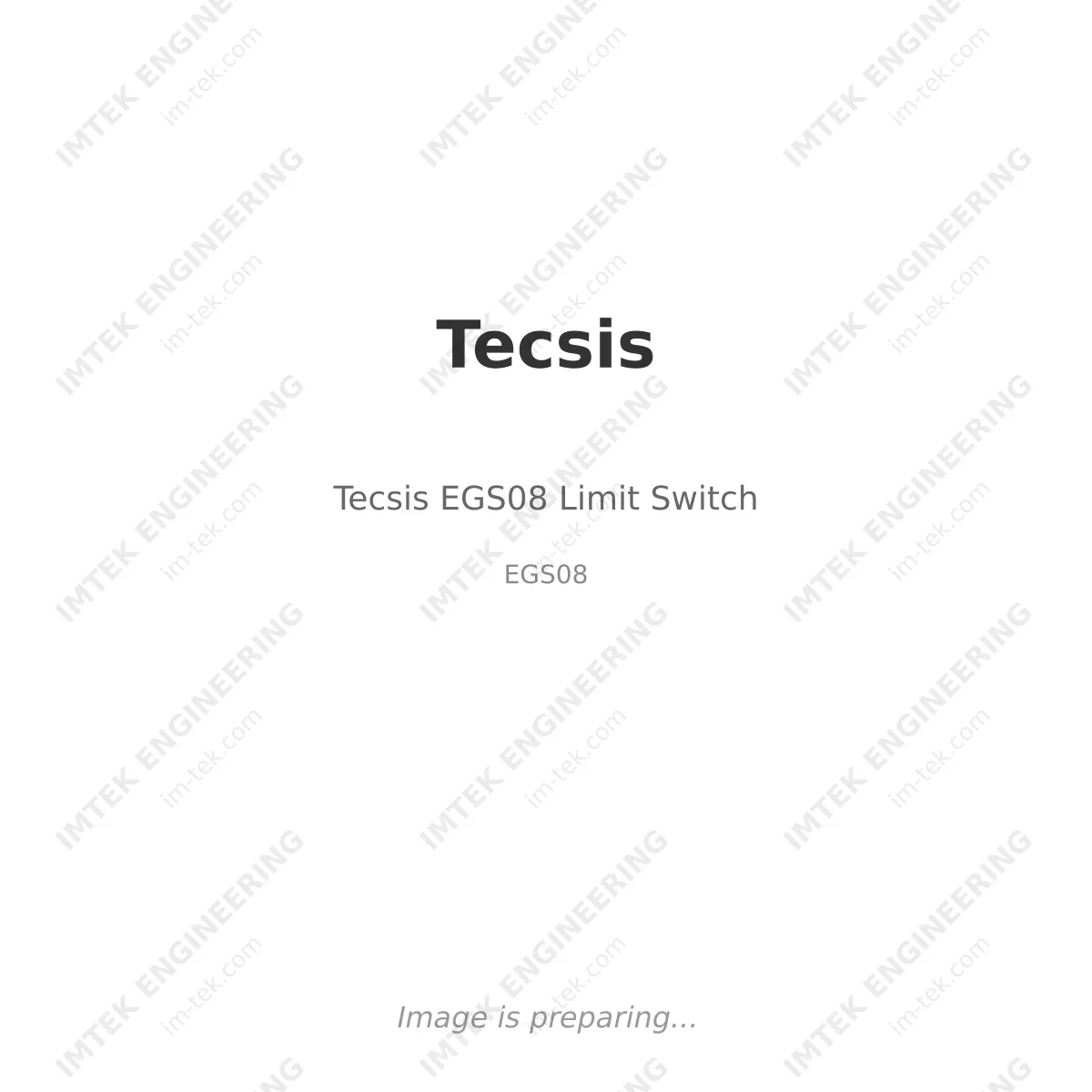 Tecsis Tecsis EGS08 Limit Switch - EGS08