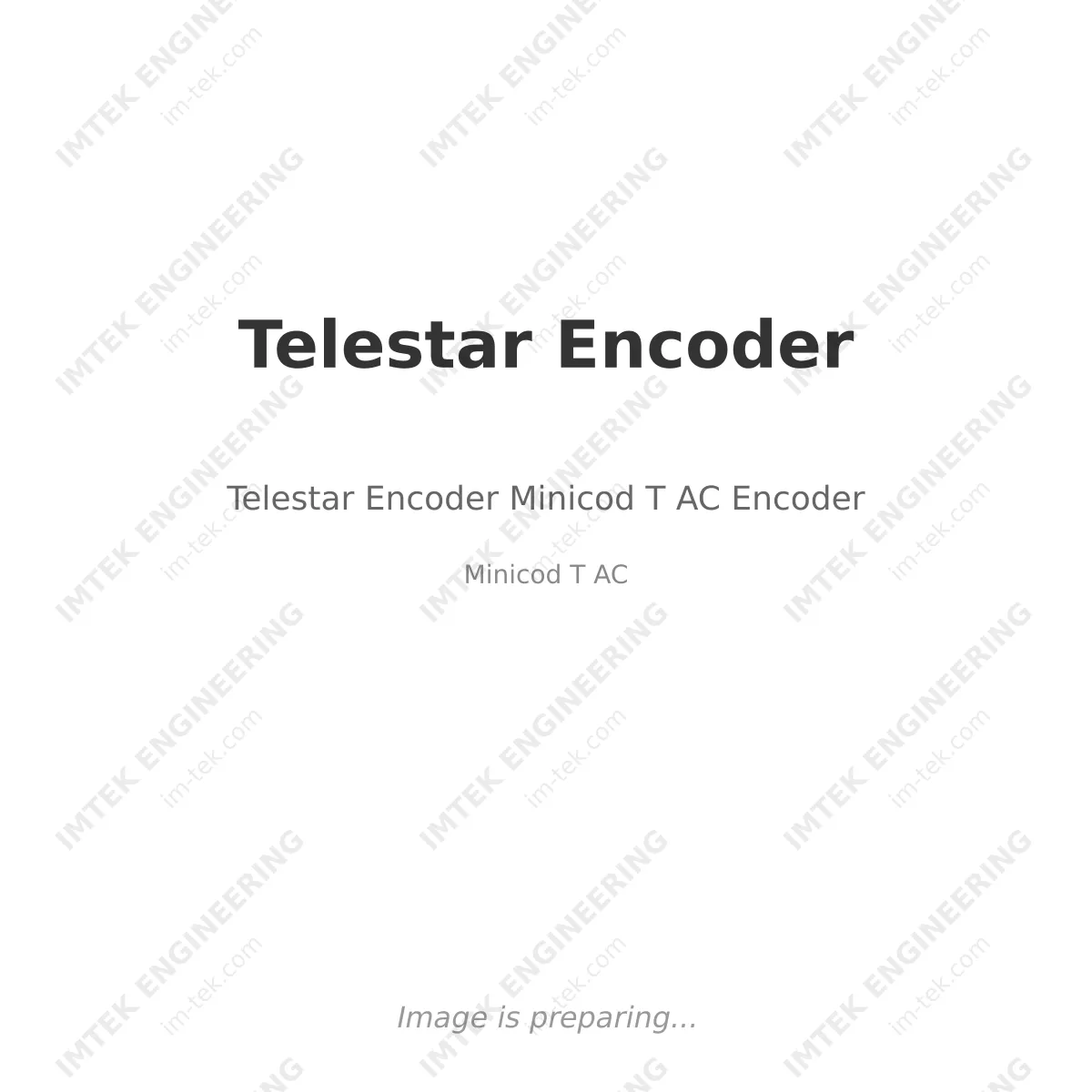 Telestar Encoder Telestar Encoder Minicod T AC Encoder - Minicod T AC