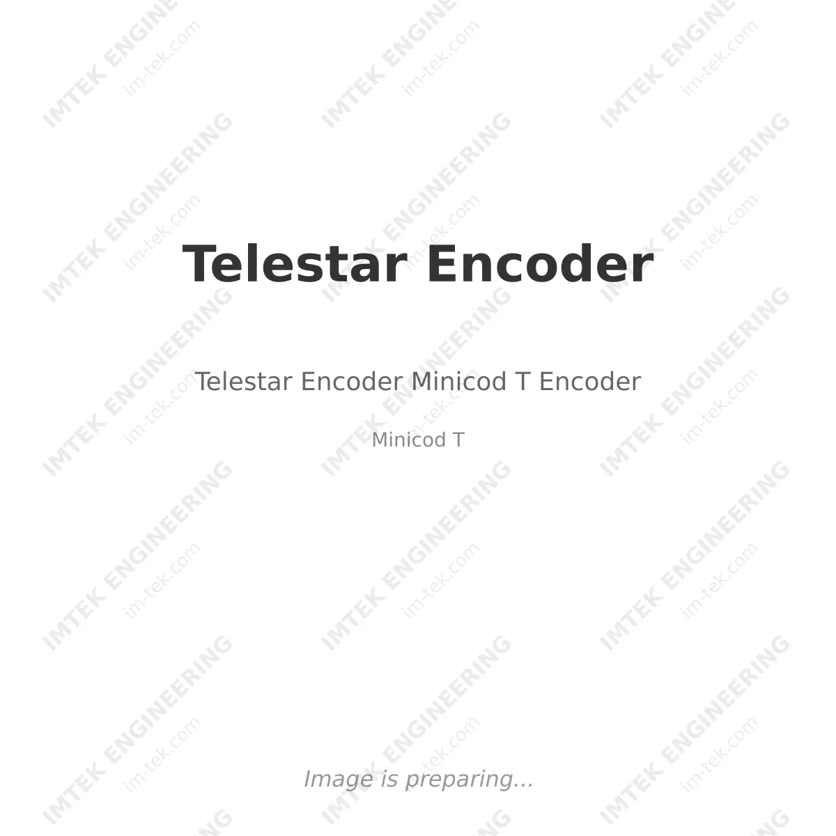 Telestar Encoder Telestar Encoder Minicod T Encoder - Minicod T