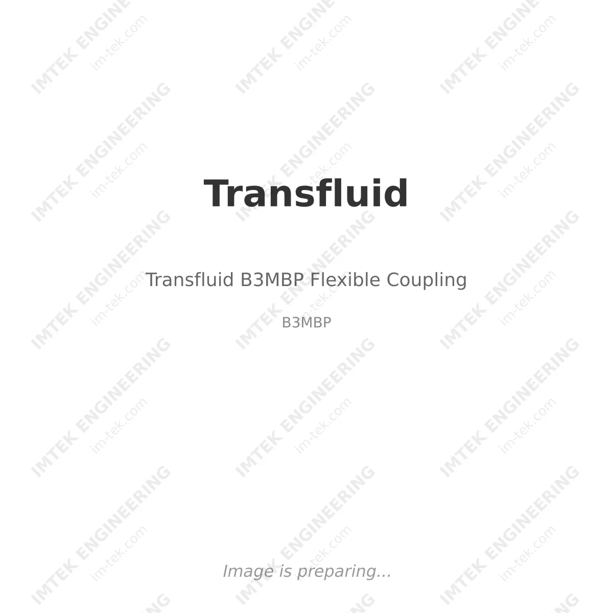 Transfluid Transfluid B3MBP Flexible Coupling - B3MBP