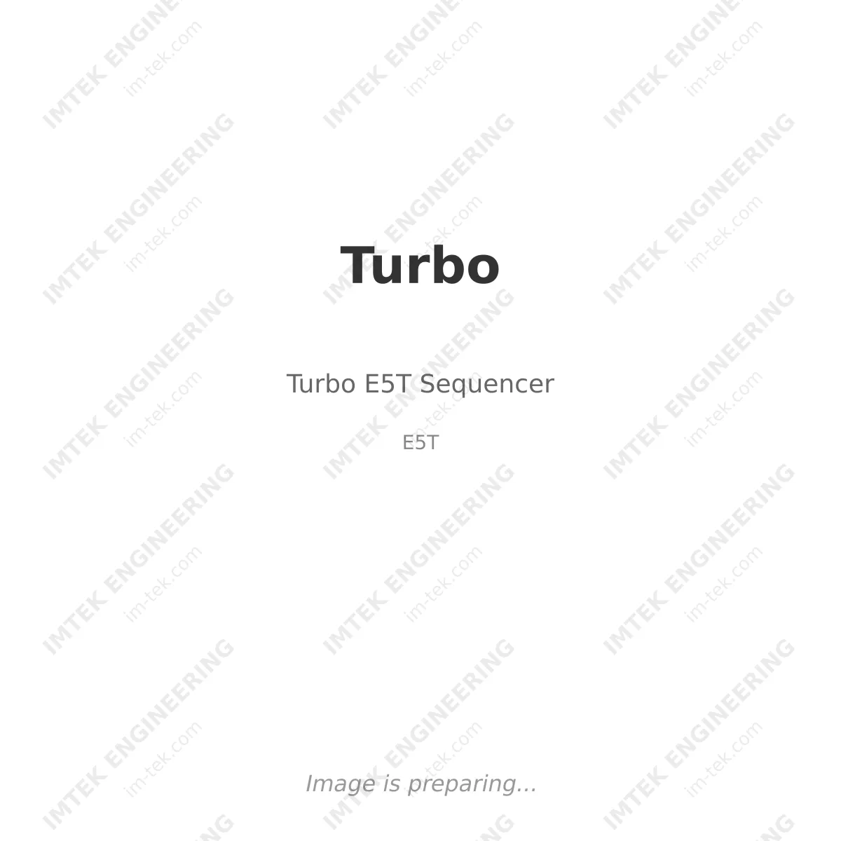 Turbo Turbo E5T Sequencer - E5T