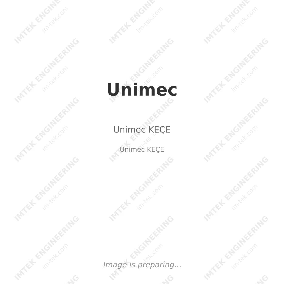 Unimec Unimec KEÇE - Unimec KEÇE