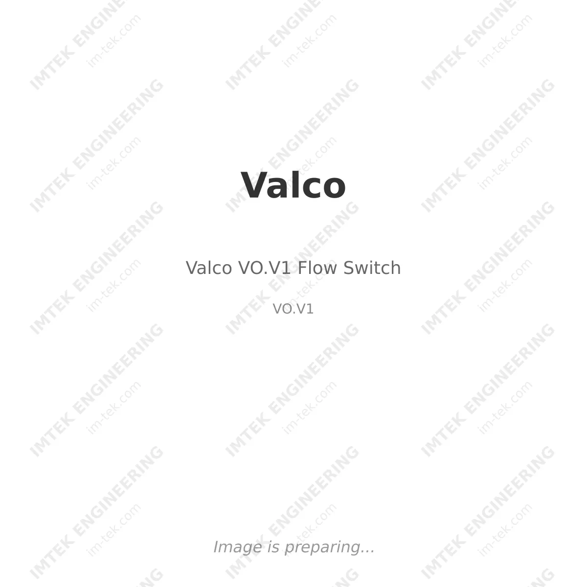 Valco Valco VO.V1 Flow Switch - VO.V1