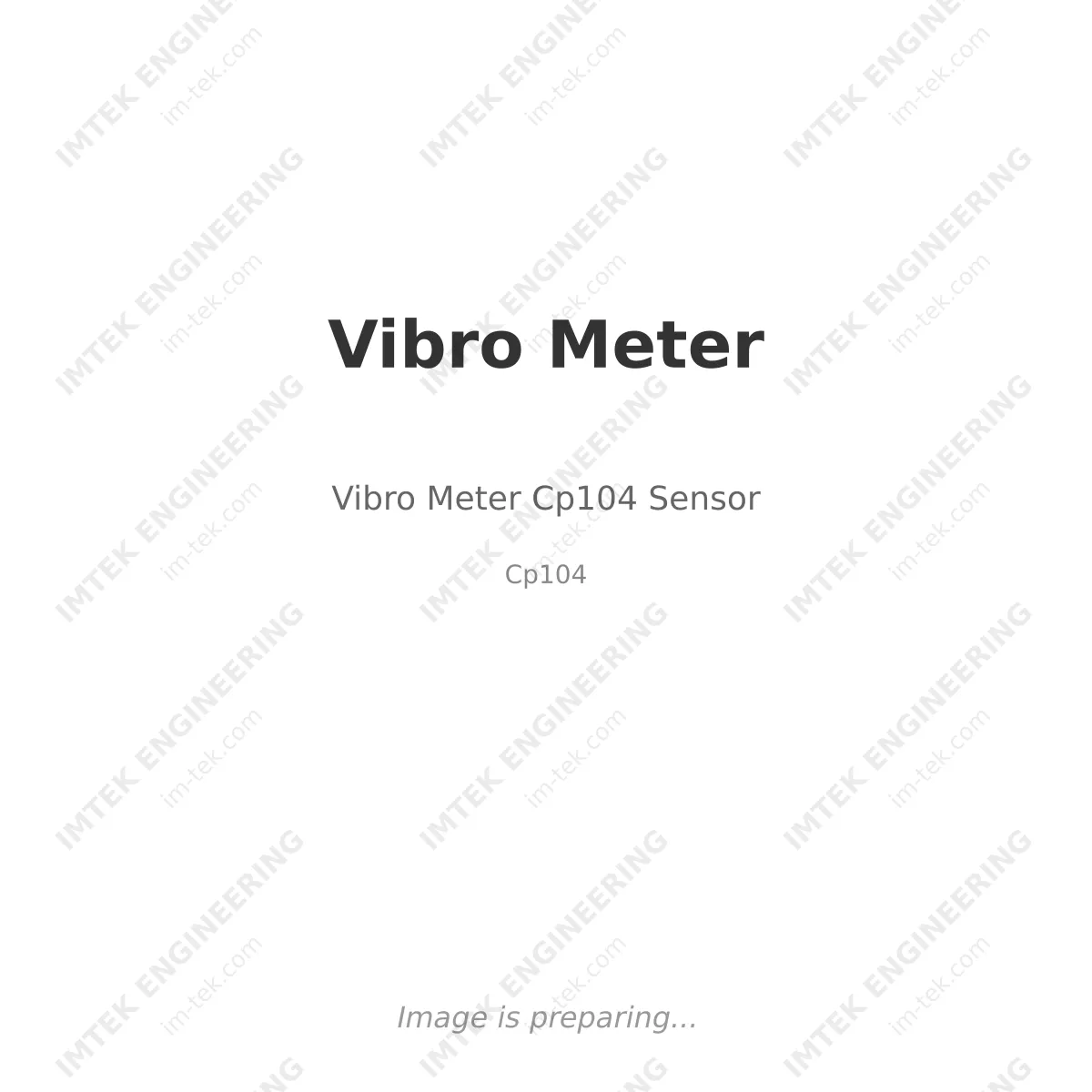 Vibro Meter Vibro Meter Cp104 Sensor - Cp104