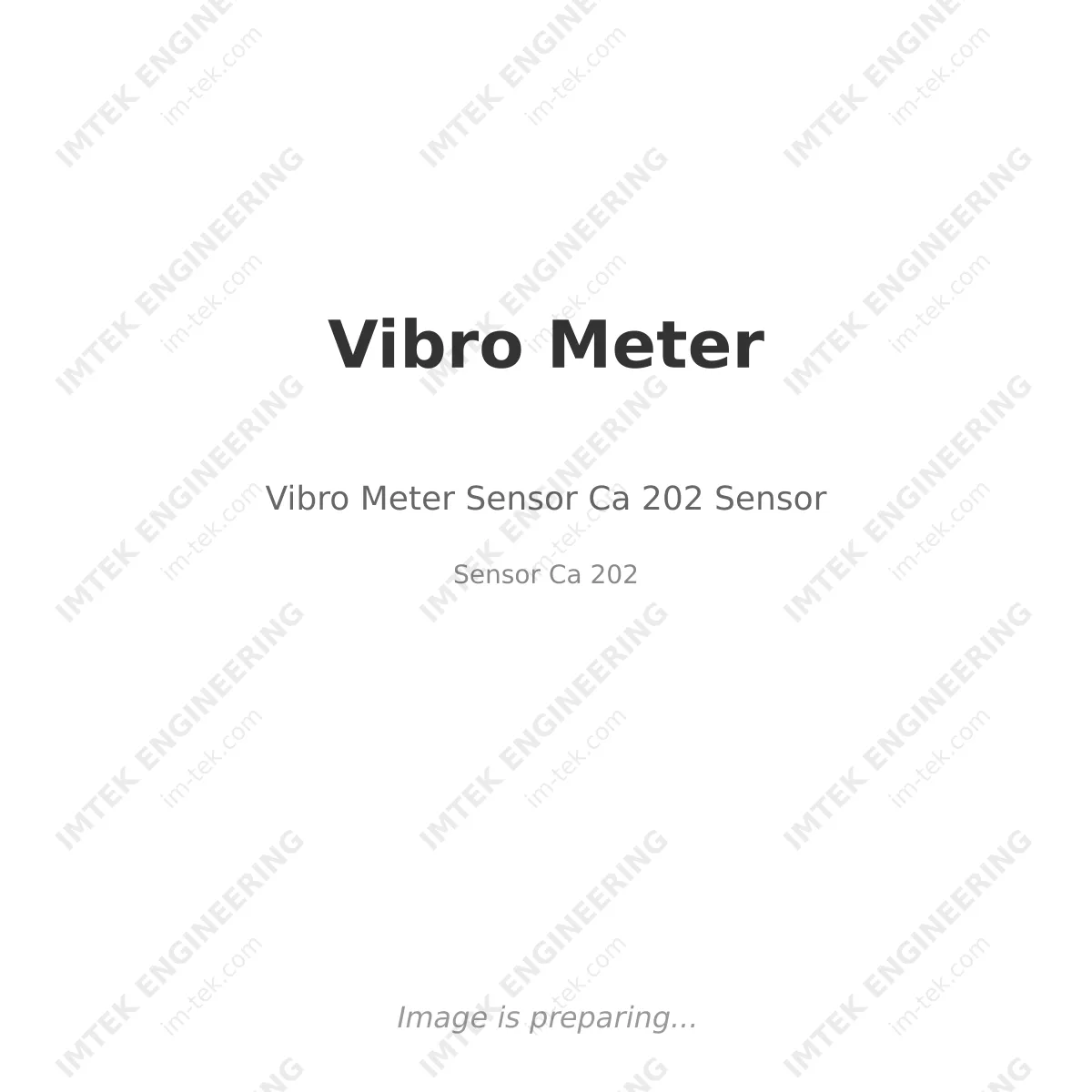 Vibro Meter Vibro Meter Sensor Ca 202 Sensor - Sensor Ca 202