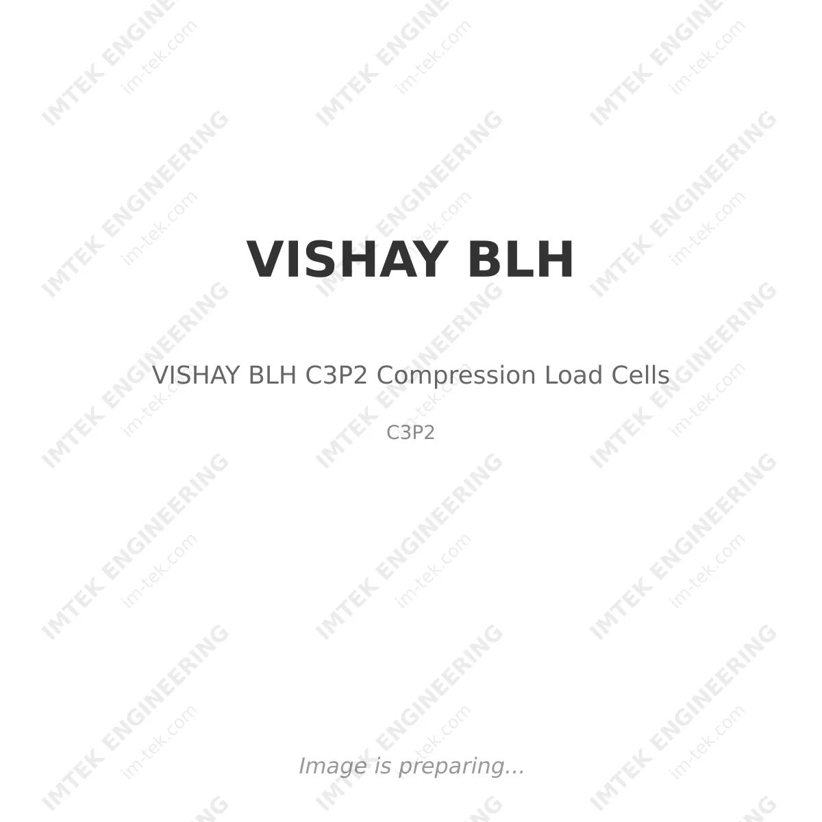 VISHAY BLH VISHAY BLH C3P2 Compression Load Cells - C3P2