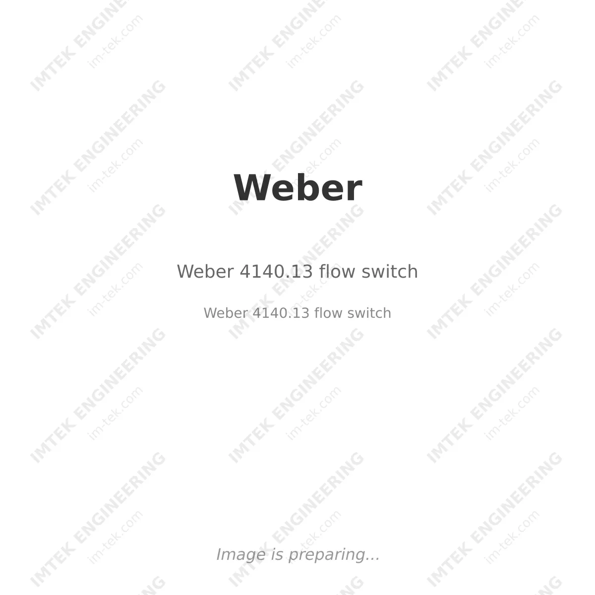Weber Weber 4140.13 flow switch - Weber   4140.13 flow switch