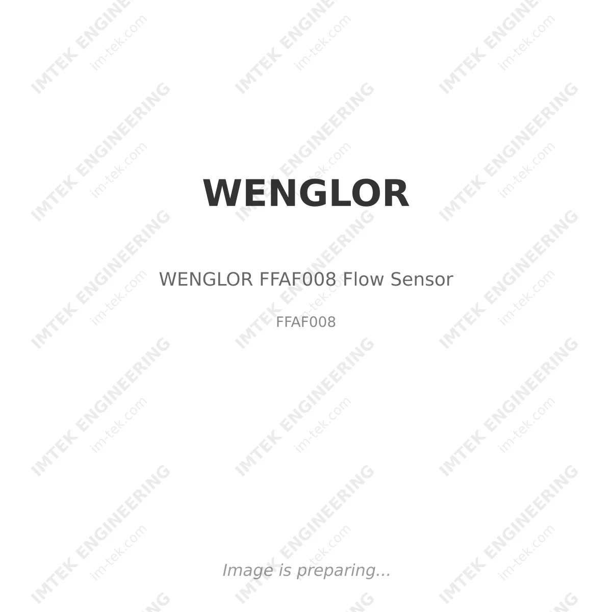 WENGLOR WENGLOR FFAF008 Flow Sensor - FFAF008