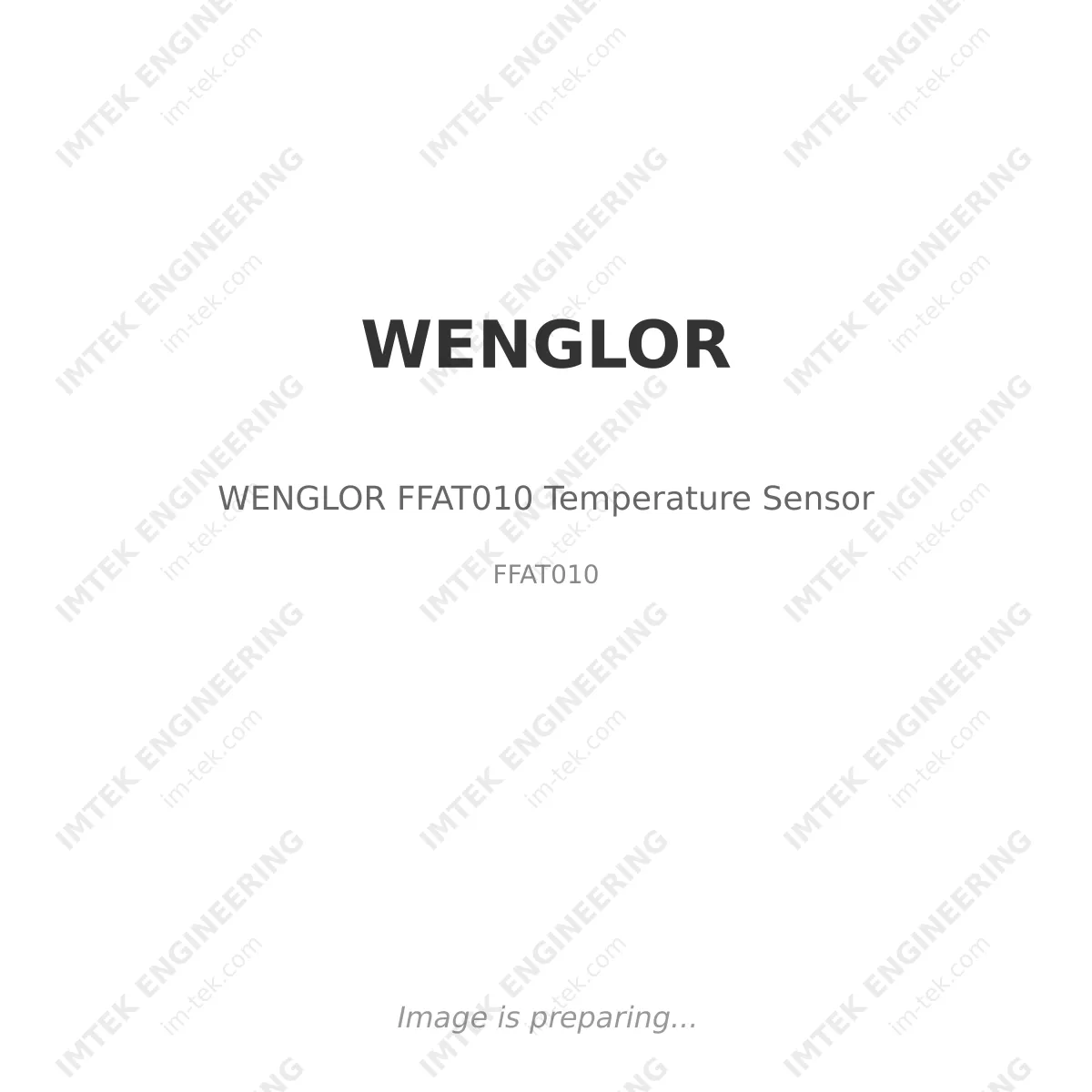 WENGLOR WENGLOR FFAT010 Temperature Sensor - FFAT010