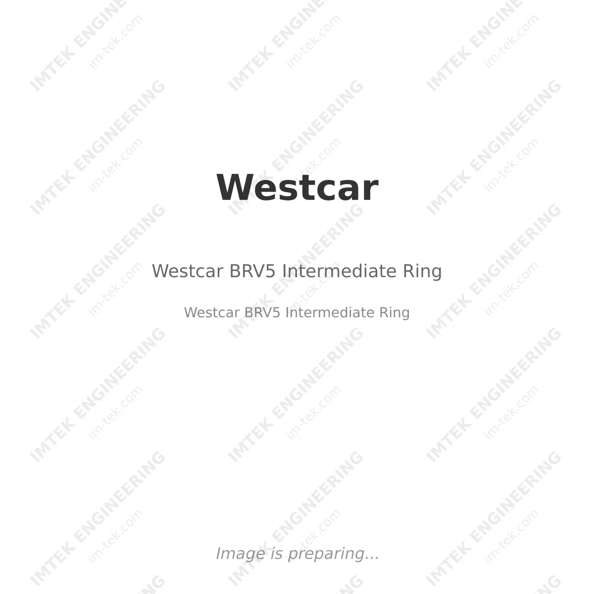Westcar Westcar BRV5 Intermediate Ring - Westcar BRV5 Intermediate Ring