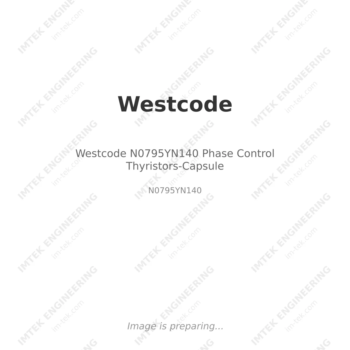 Westcode Westcode N0795YN140 Phase Control Thyristors-Capsule - N0795YN140