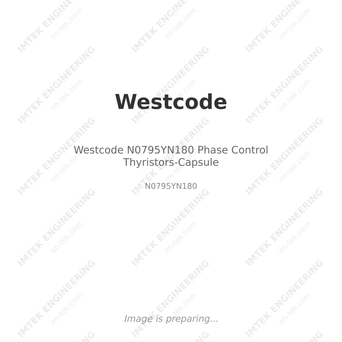 Westcode Westcode N0795YN180 Phase Control Thyristors-Capsule - N0795YN180
