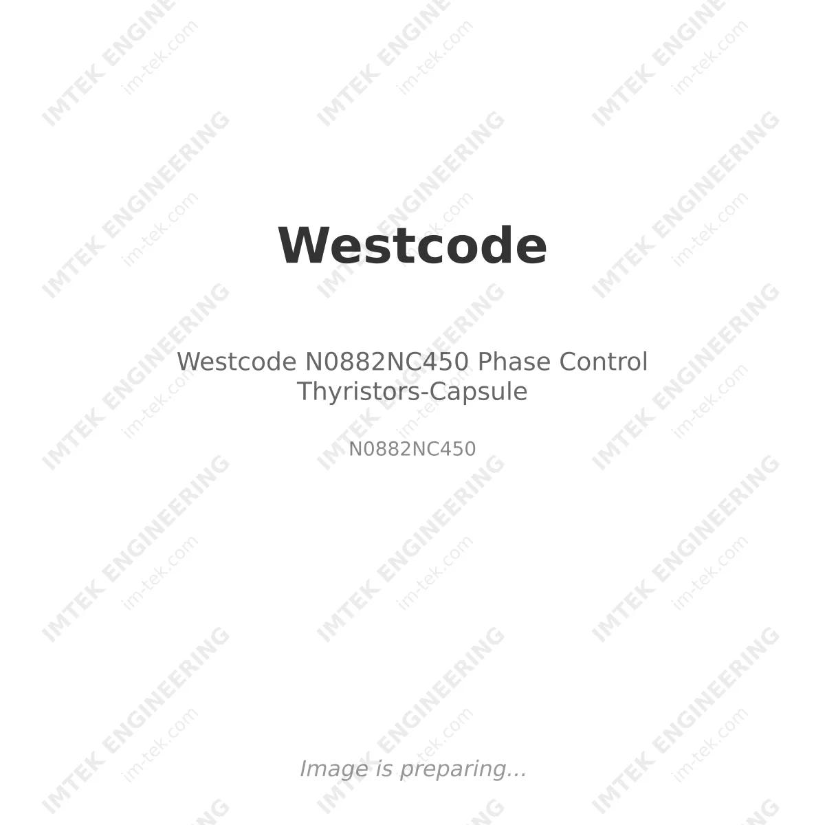 Westcode Westcode N0882NC450 Phase Control Thyristors-Capsule - N0882NC450