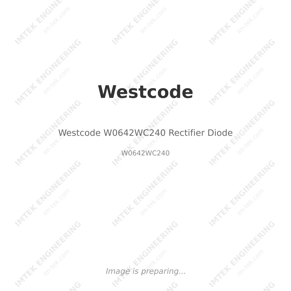 Westcode Westcode W0642WC240 Rectifier Diode - W0642WC240